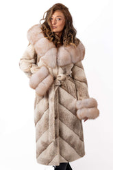 Women's exclusive alpaca coat Liana